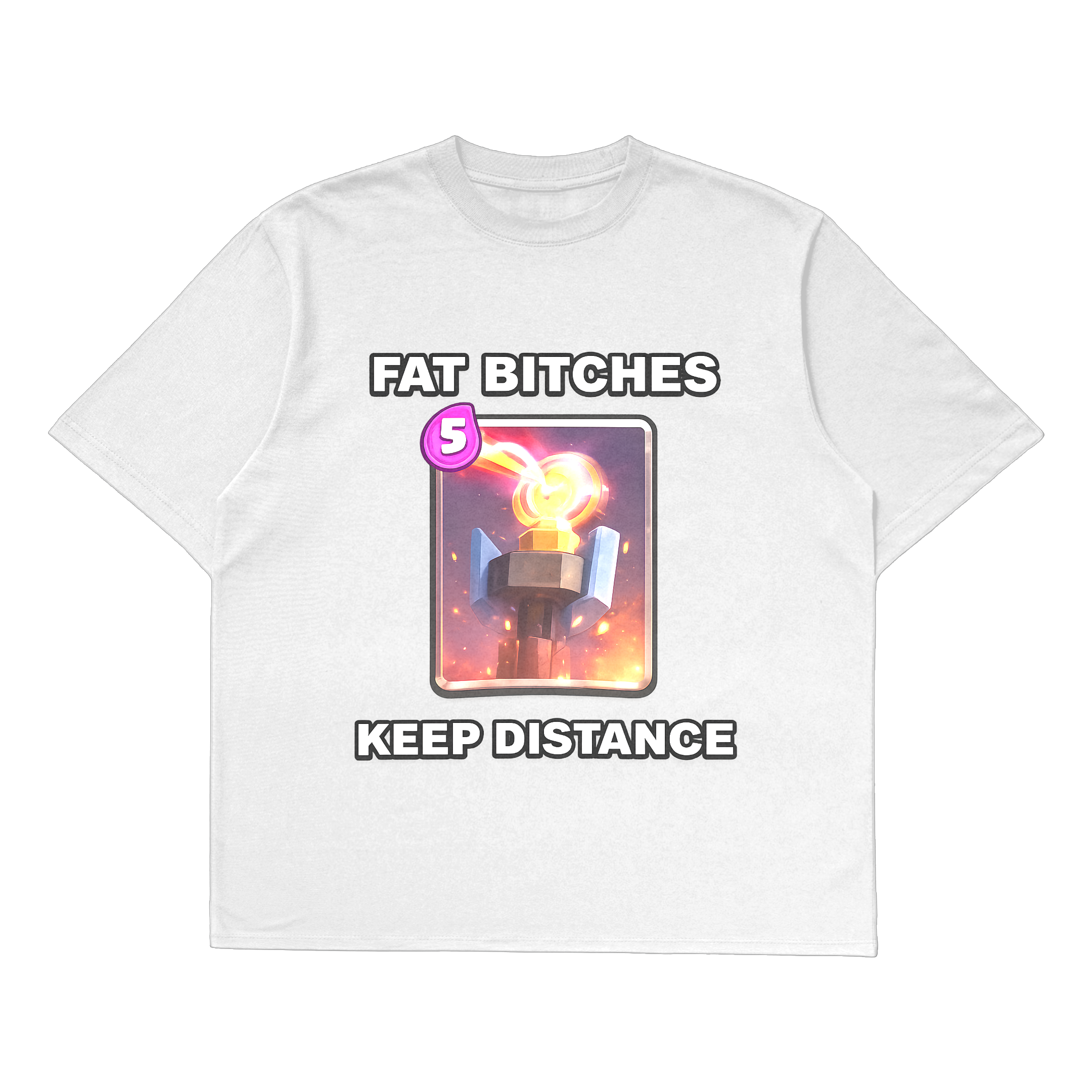 Keep Distance - Oversized Tee