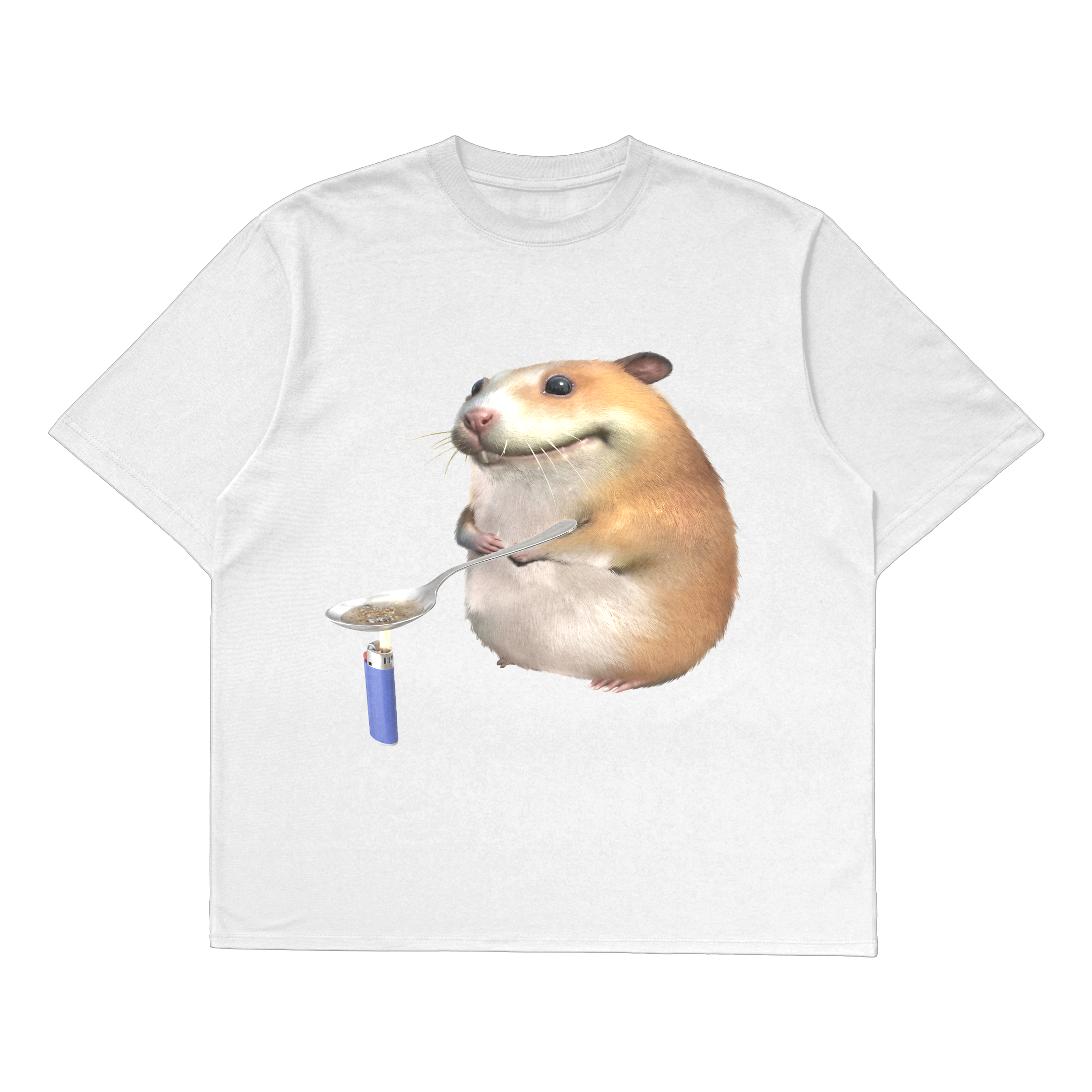 Cracked up hamster - Oversized Tee