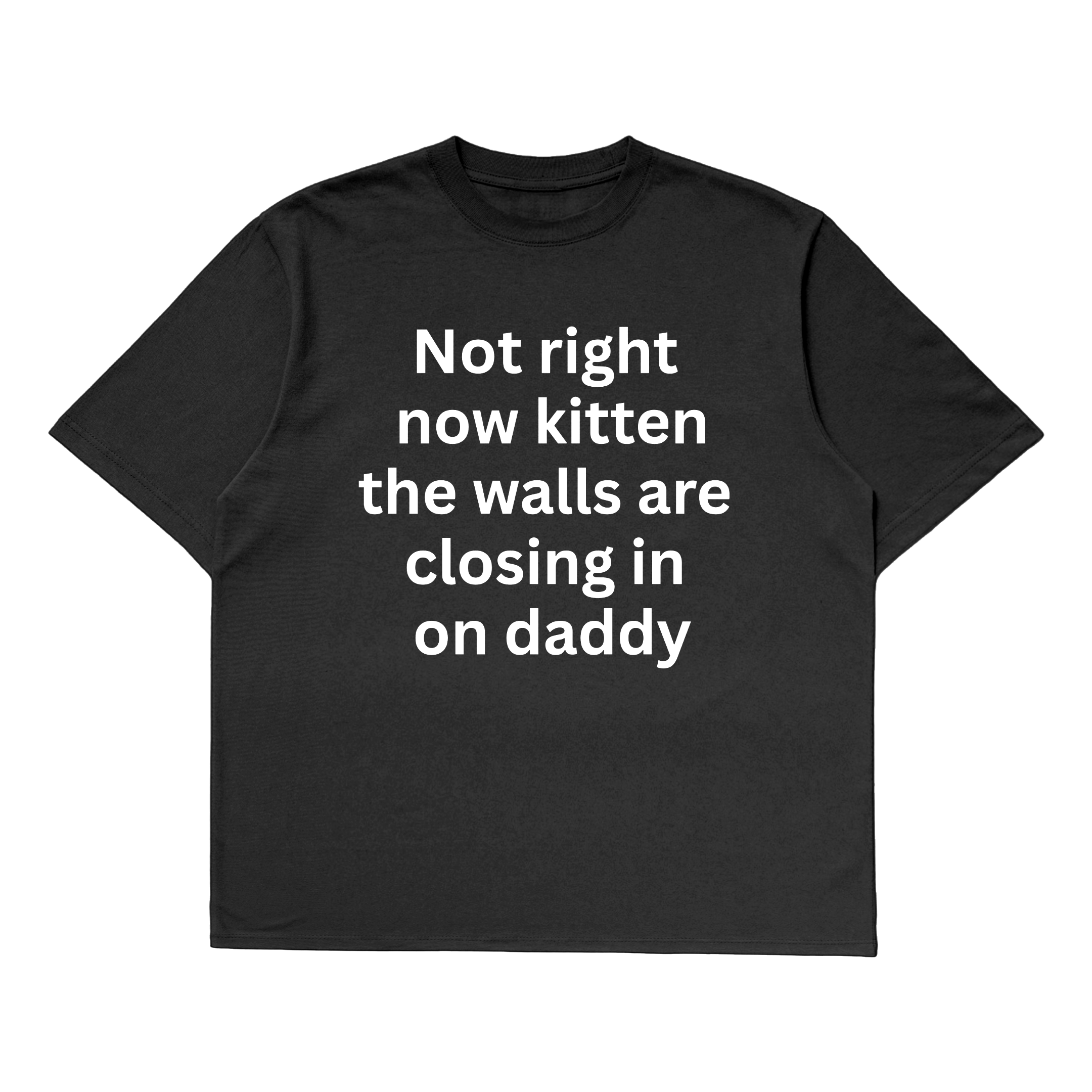 Not right now kitten - Oversized Tee